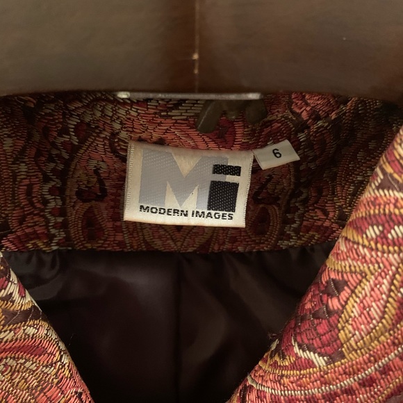 Modern Images Jacquard Jacket, Size 6 - Picture 5 of 6